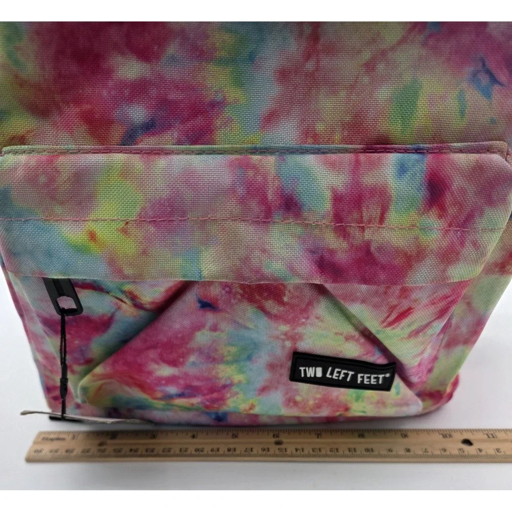 Two Left Feet Backpack‎ Tiedye  Kids New w/ Tags. Tag torn off side of bag #0187